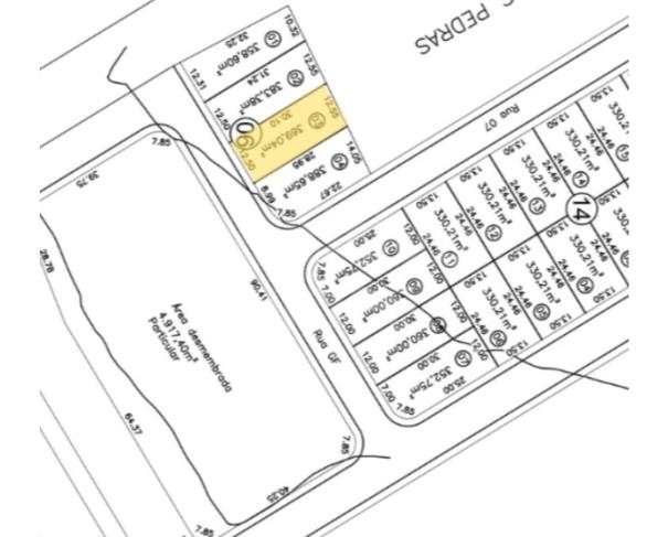Foto de TERRENO COM A.T. DE 369,04M² - TRÊS CORAÇÕES/MG