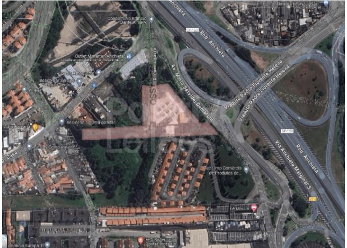 Imagem do imóvel TERRENO COM A. T. 3.083M² EM SÃO BERNARDO DO CAMPO/SP ÁREAS EM SÃO BERNARDO DO CAMPO/SP