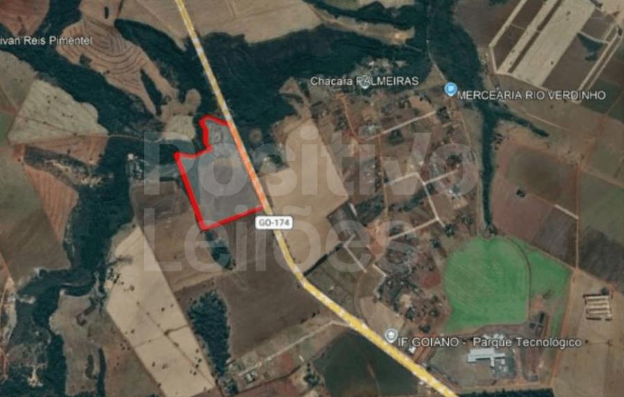 Imagem do imóvel LOTE 13 - IMÓVEL RURAL   COM A.T. DE  33,50HA - RIO VERDE/GO MASSA FALIDA KADE ENGENHARIA